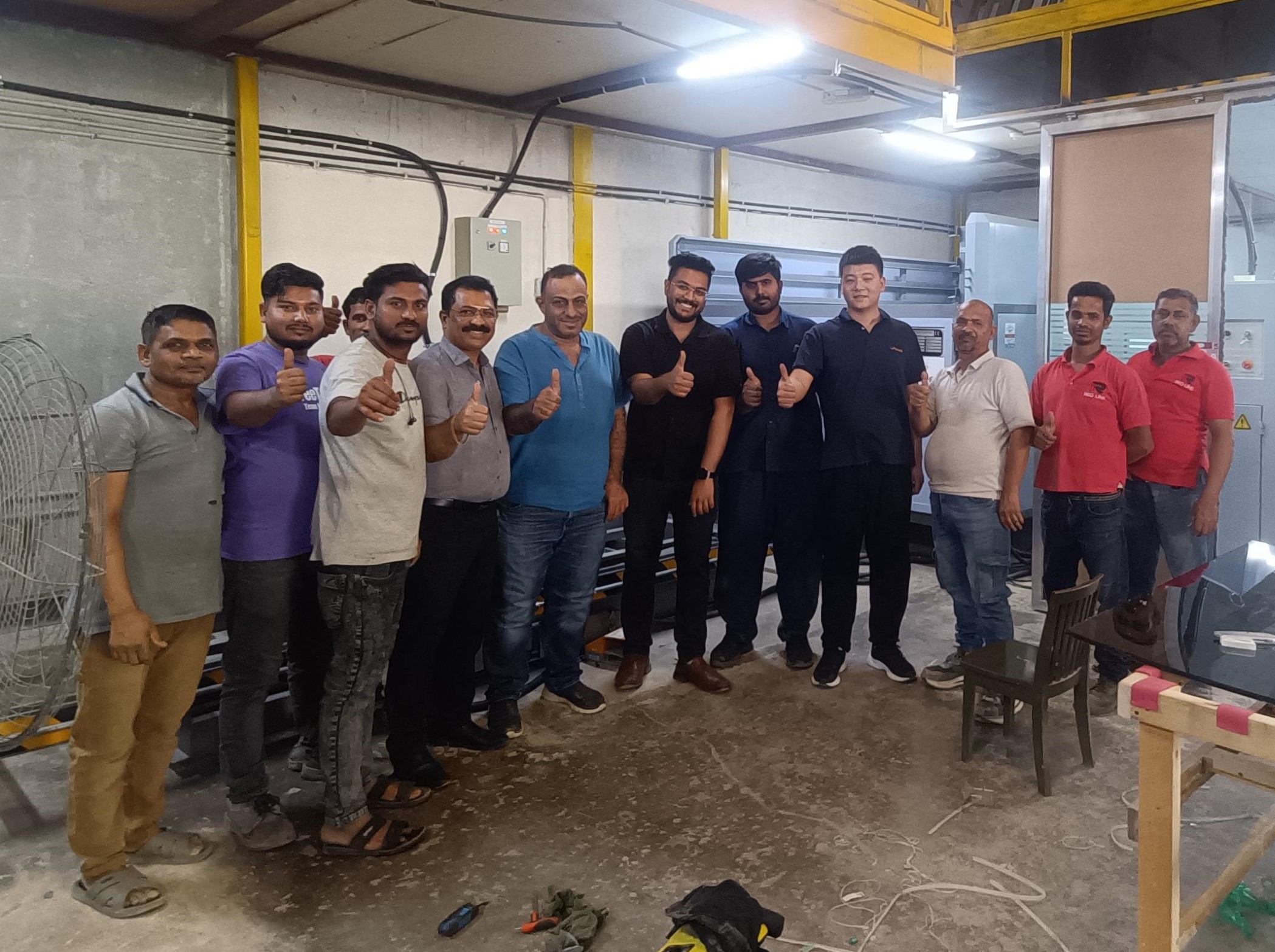 Sangeo Delivers State-of-the-Art Machinery to Nawab Aluminiuim & Glass Company!